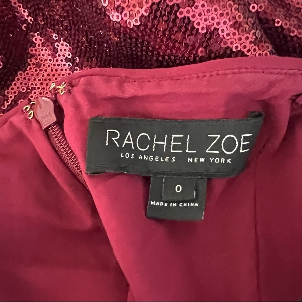 Rachel Zoe Women's Walker Sequined Faux-Wrap Gown - Picture 14 of 15